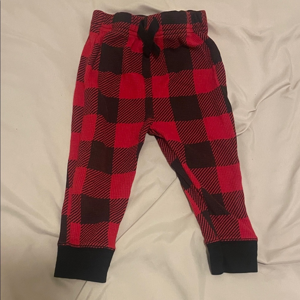 Garanimals Red and Black Plaid Pants